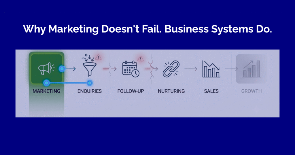 Why Marketing Doesn't Fail. Business Systems Do. (Need for Business Growth System)